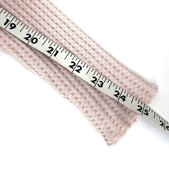 Chaser Lace Up Thermal Knit Long Sleeve Top Sz Sm - Picture 12 of 14